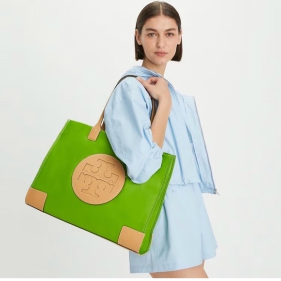 Tory Burch ELLA TOTE WHEATGRASS. - Picture 7 of 7